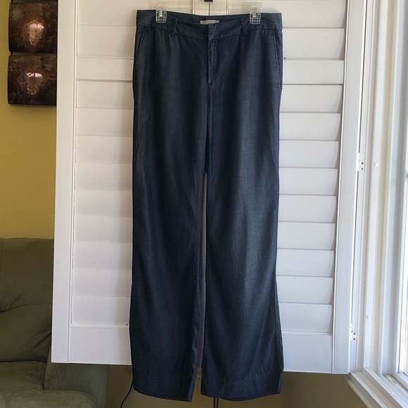 Banana Republic Chambray Wide Leg Pants - 8 - Picture 8 of 8